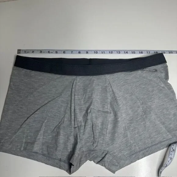 Bombas 2XL Cotton/Modal Blend Charcoal Gray Trunks Underwear Black Band (NWOT) - Picture 4 of 6